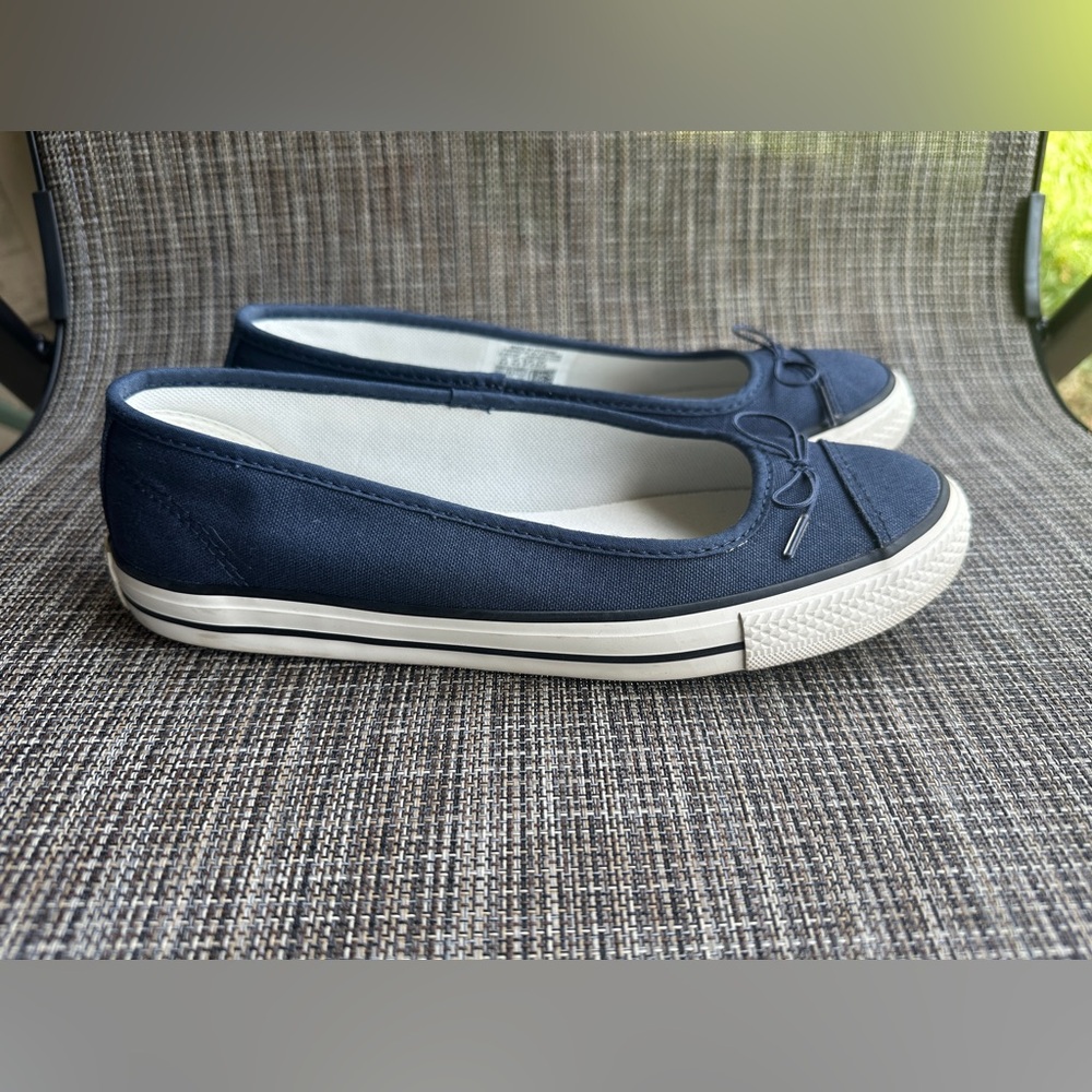 Converse Women’s All Star Dainty Ballerina Navy Shoes 6.5